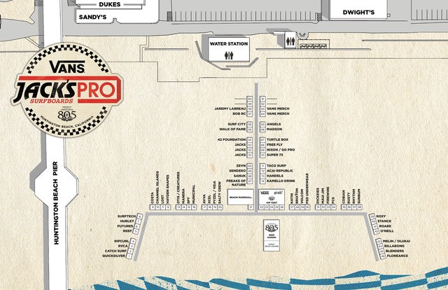 Jack's Pro Map of event 2026